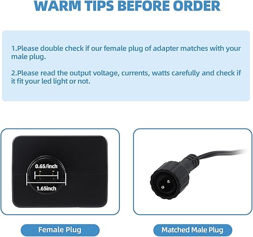 Miniatura 4 de Adaptador inflable de repuesto para patio, transformador de 1.5 A, enchufe de EE. UU. para Halloween, Navidad, Acción de Gracias, fuente de
