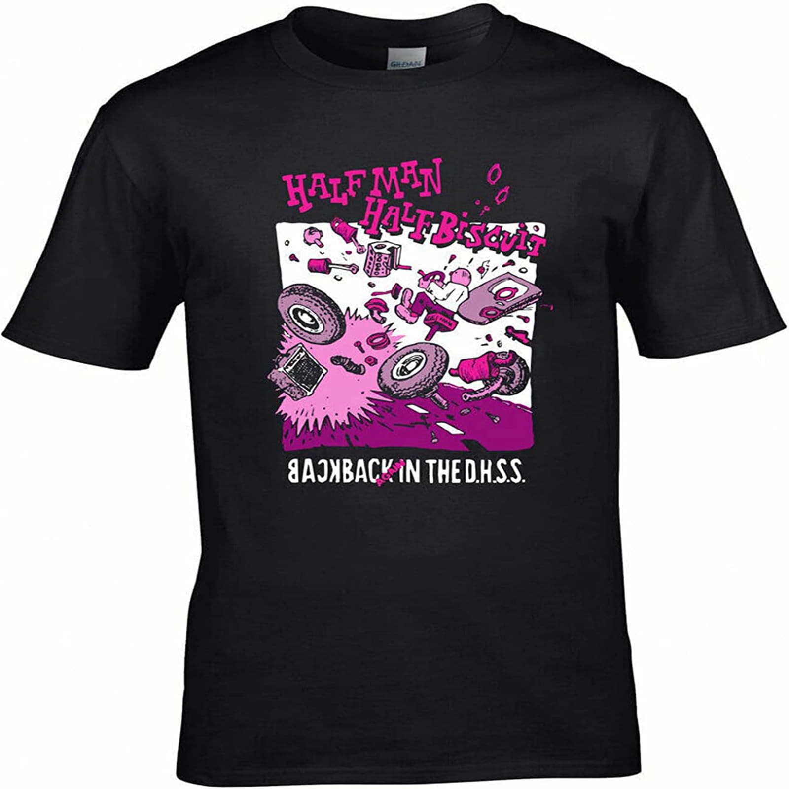 Balance Master Half Man Half Biscuit - Back Again in The DHSS - Men'shivis 100% Cotton O-Neck Unisex Short Sleeve T-Shirt Black L