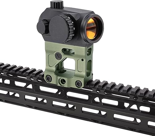 Miniatura 2 de Phoking - Monturas elevadoras de micro puntos rojos Picatinny para mira óptica T1 T2 H1 H2 que acepta todas las ópticas de microhuella