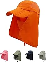 Vista 9 de LLmoway Sombrero de pesca con protección solar para hombre, mujer, niños, safari, de secado rápido