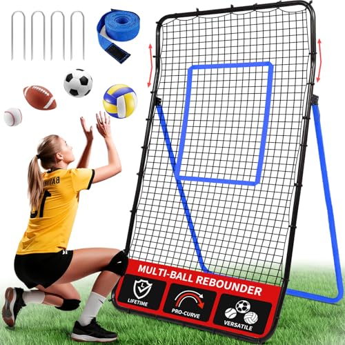 Filet de rebond de volleyball pour s'entraîner au jardin en famille BAGAIL