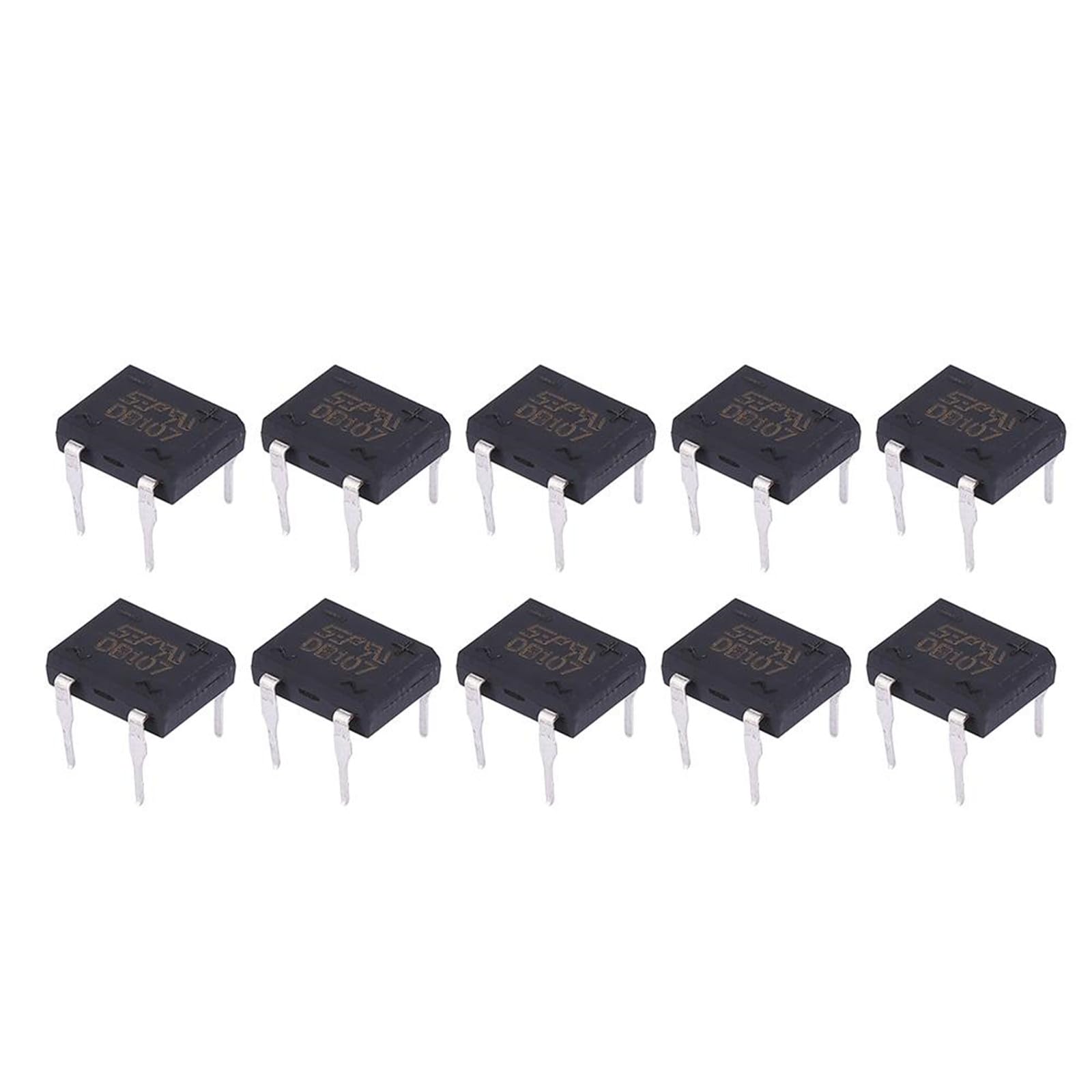 Jadeshay Household Appliance Industry DB107 Electronic Circuit Bridge Rectifier 1A 1000V 10 Pcs(10 Pcs)