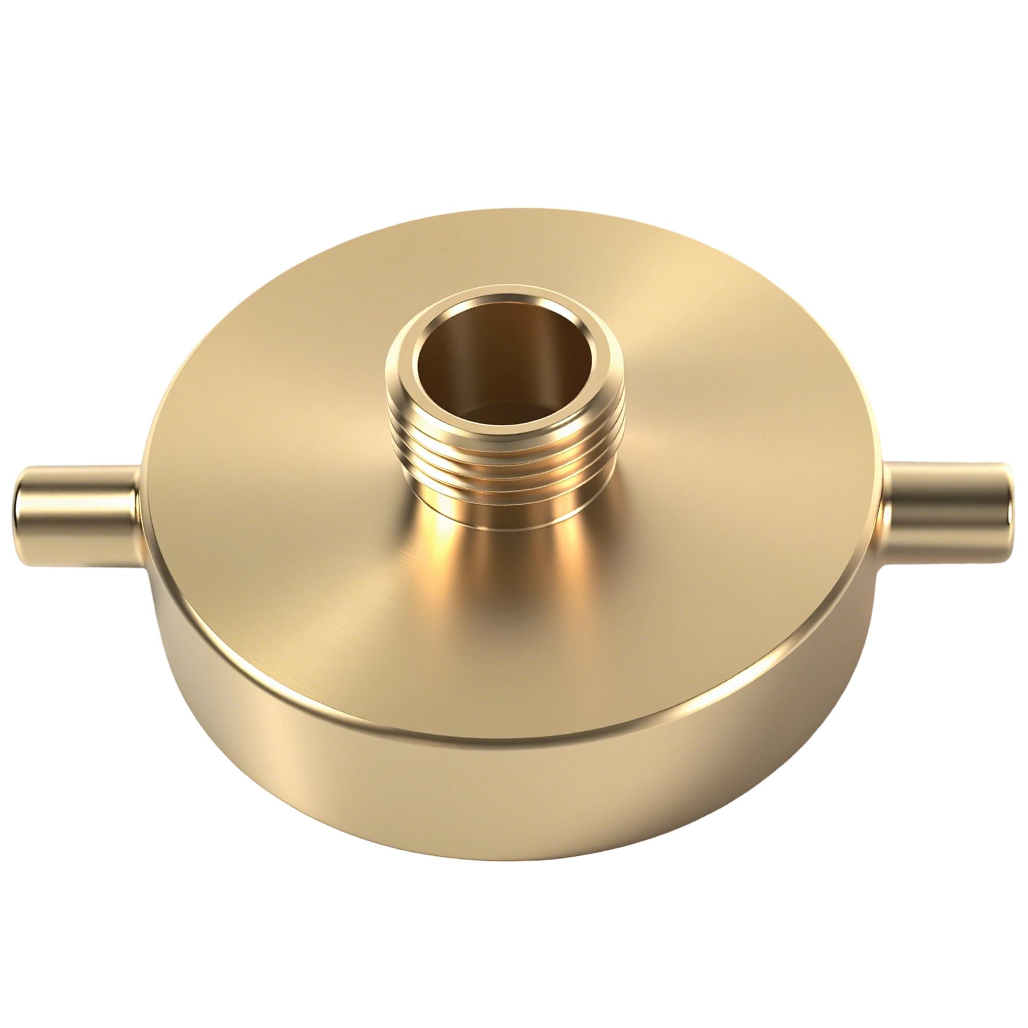 Springspray Women's Brass 2-1/2" Nst (Nh) X 3/4" Ght Male Fire Hydrant Adapter With Pin Lug Fire Equipment Hydrant To Garden Hose Adapter