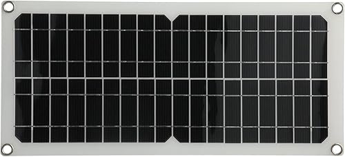 Miniatura 4 de Hyuduo Panel Solar Flexible 18W 12V Bendable, Semiflexible Panel Solar Cargador de Batería para Coche Barco Suministros al Aire Libre,Paneles Solares