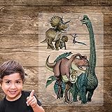EINFACHE ANWENDUNG: Das Bügelpatch Brachiosaurus Dinos ist geeignet für alle hellen und dunklen Textilien. Am besten geeignet sind Baumwolltextilien und Baumwollmischgewebe.