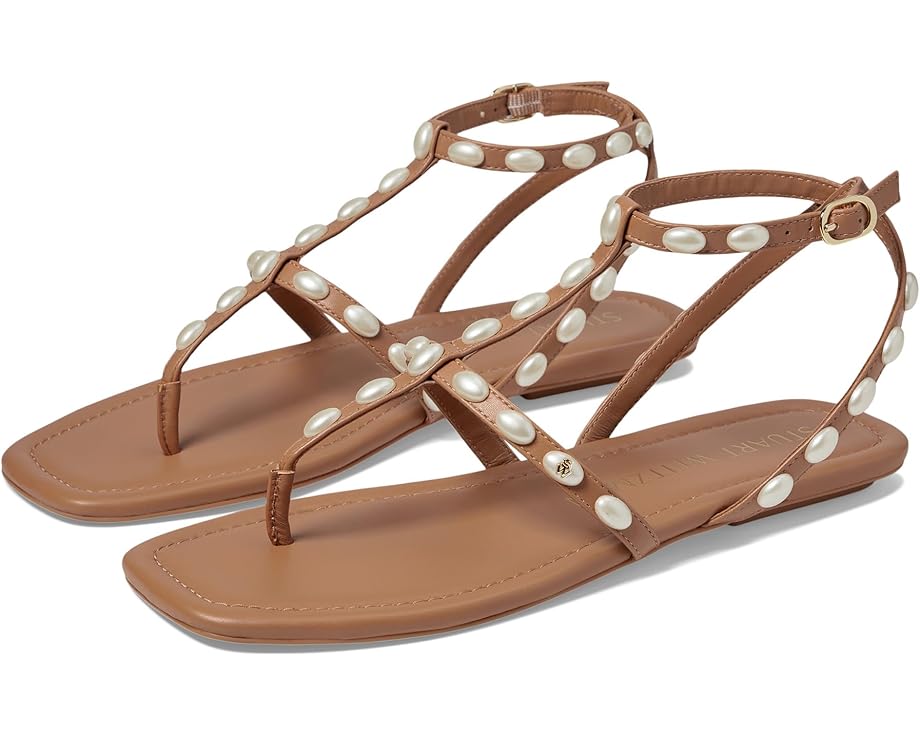 Stuart Weitzman Pearlita Flat Sandal - Pair View