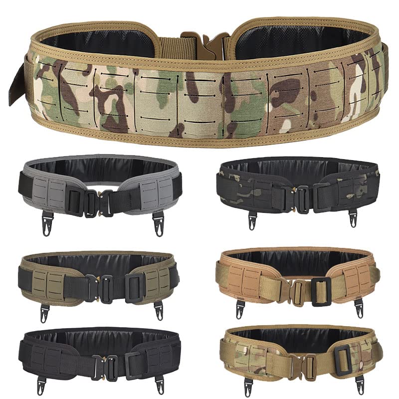 Outdoor Sports Gear Airsoft Camouflage Equipment Hunting Shooting Tactical Molle Belt - Green
