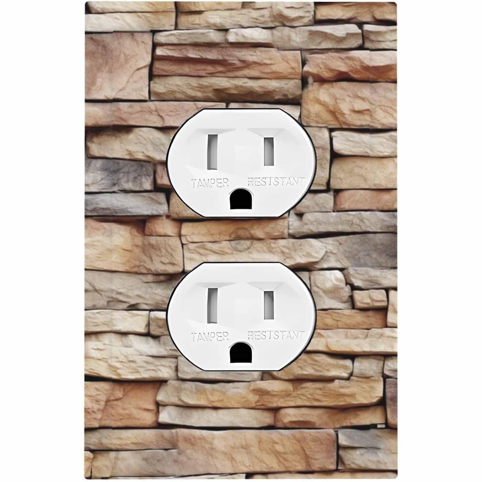 Floral Green Outlet Covers - Decorative Switch Plates -27