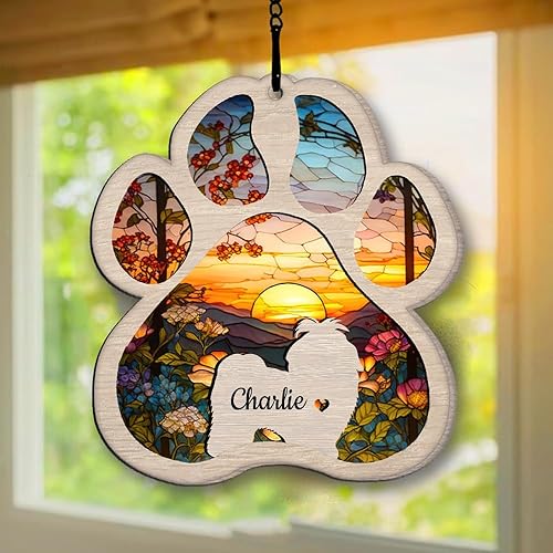 Regalos conmemorativos personalizados para perros Shih Tzu, adorno de Shih Tzu personalizado, árbol de Navidad, regalo de recuerdo de perro, regalo