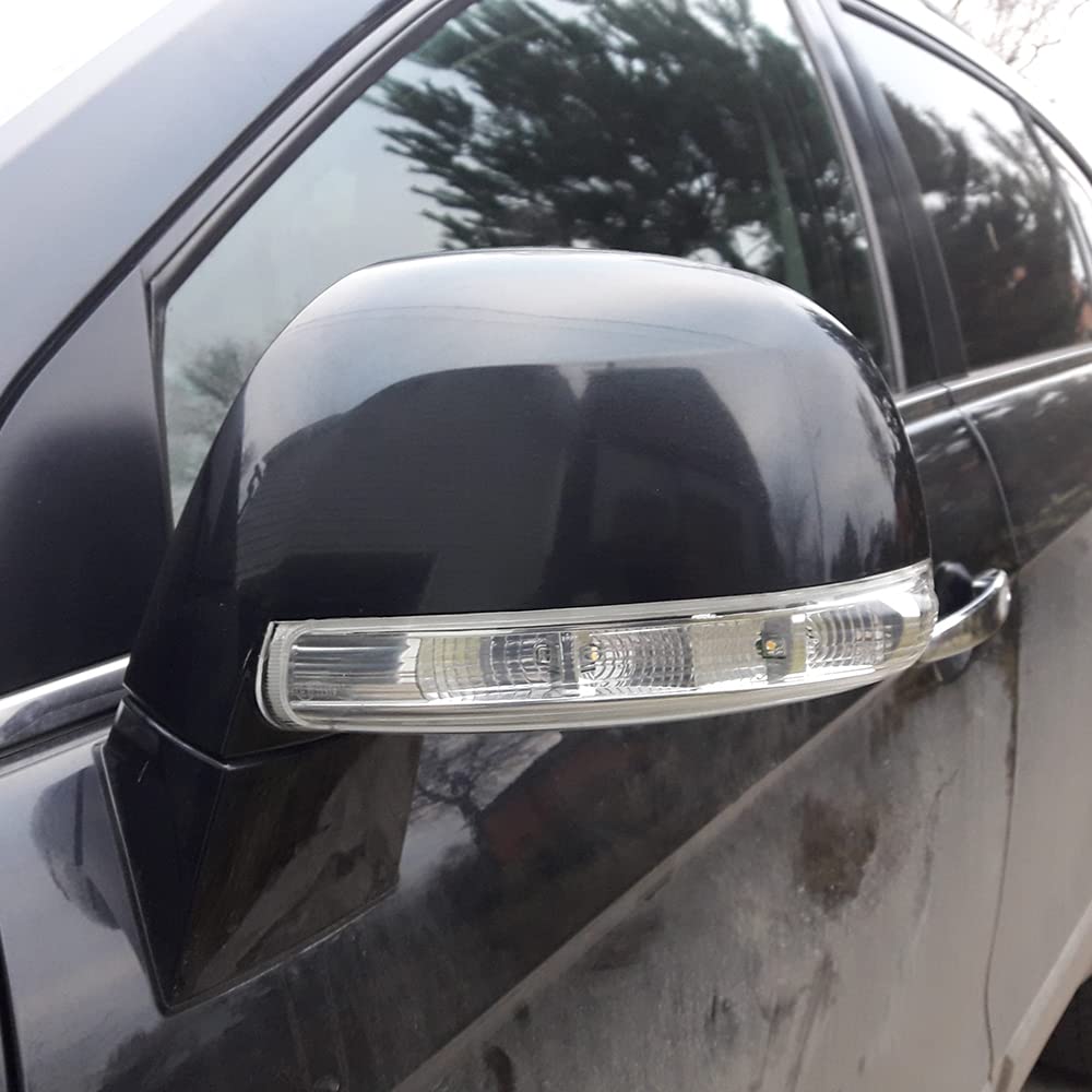 Riloer 2 indicatori di direzione a LED per specchietto laterale, 12 V, per Ch-evrolet Cap-tiva 2007-2016, impermeabili e antiurto