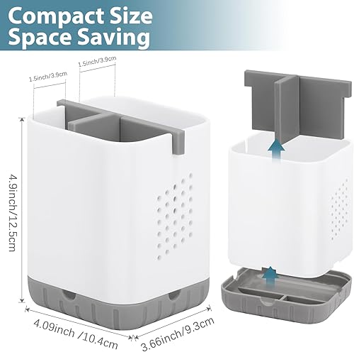 Miniatura 6 de Boperzi Portacepillos de dientes para baños, soporte desmontable para cepillos de dientes eléctrico, soporte para cepillos de dientes para niños,