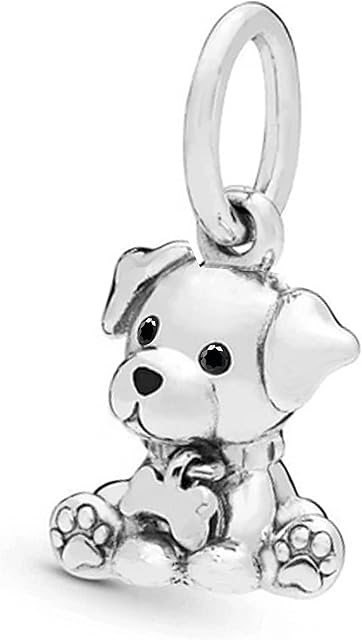 Sterling Silver Labrador Puppy Dog Charm