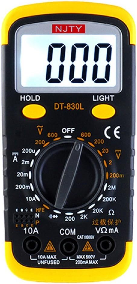 Kiamitor DT830L LCD Digital Voltmeter Ammeter Ohmmeter Multimeter Volt LCD Tester Meter Widely used in electric and electronic circuit