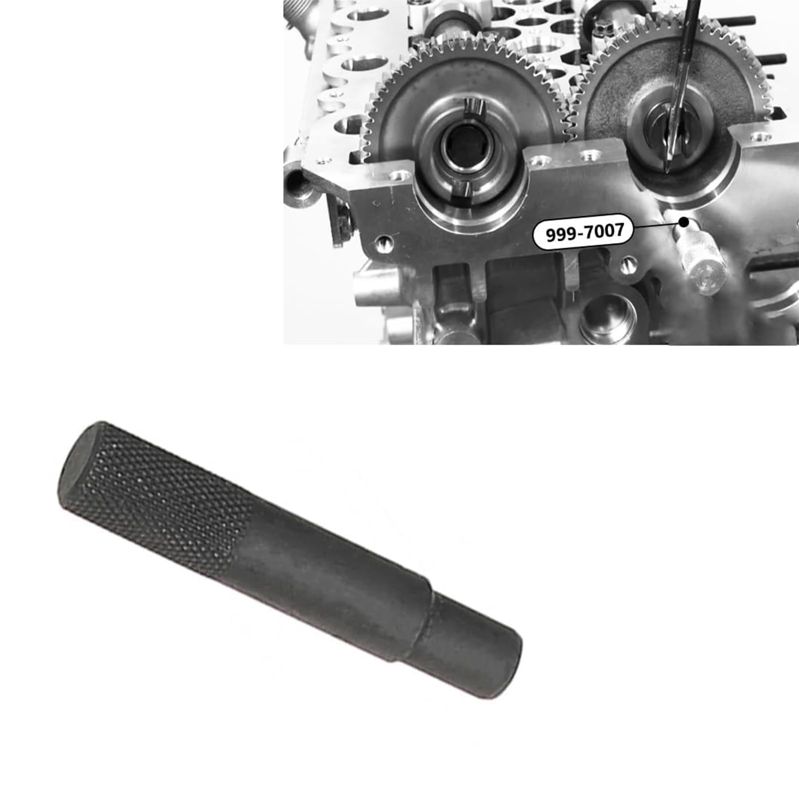 Robusts - Herramienta de extracción de poleas de cigüeñal, correa dentada del motor, soporte de poleas de cigüeñal de metal fuerte para correa de distribución de motor C70 S40