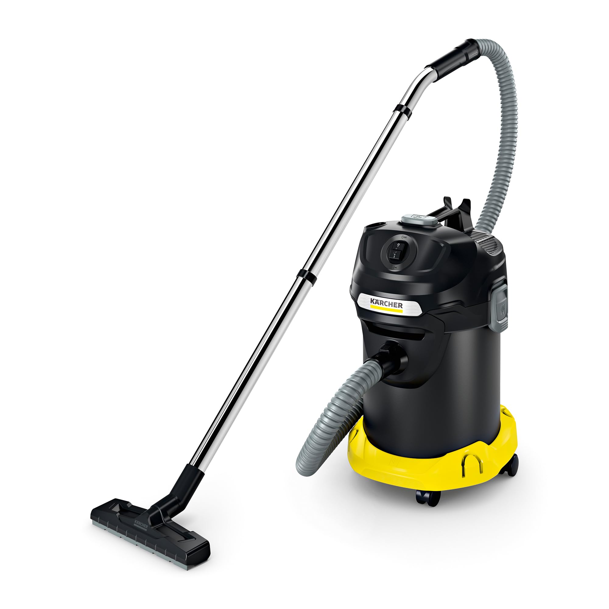 KÄRCHER AD 4 Premium Aschesauger und Trockensauger ideal für die Reinigung von Kaminen, Pelletöfen und Grills (mit Filterreinigung, 17-Liter-Metallbehälter, ohne Schmutzkontakt) 365mm x 330mm x 565mm