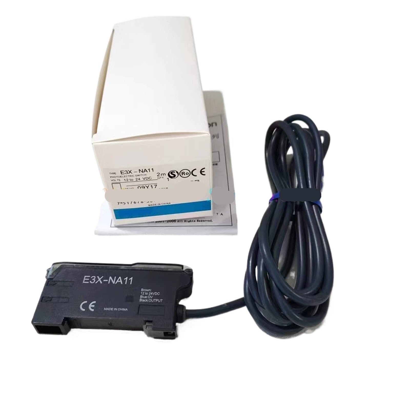 LEOTNNDQ E3X-NA11 NPN or E3X-NA41 PNP Optical Fiber Amplifier Sensor Photoelectric Sensor(E3X-NA11 NPN)