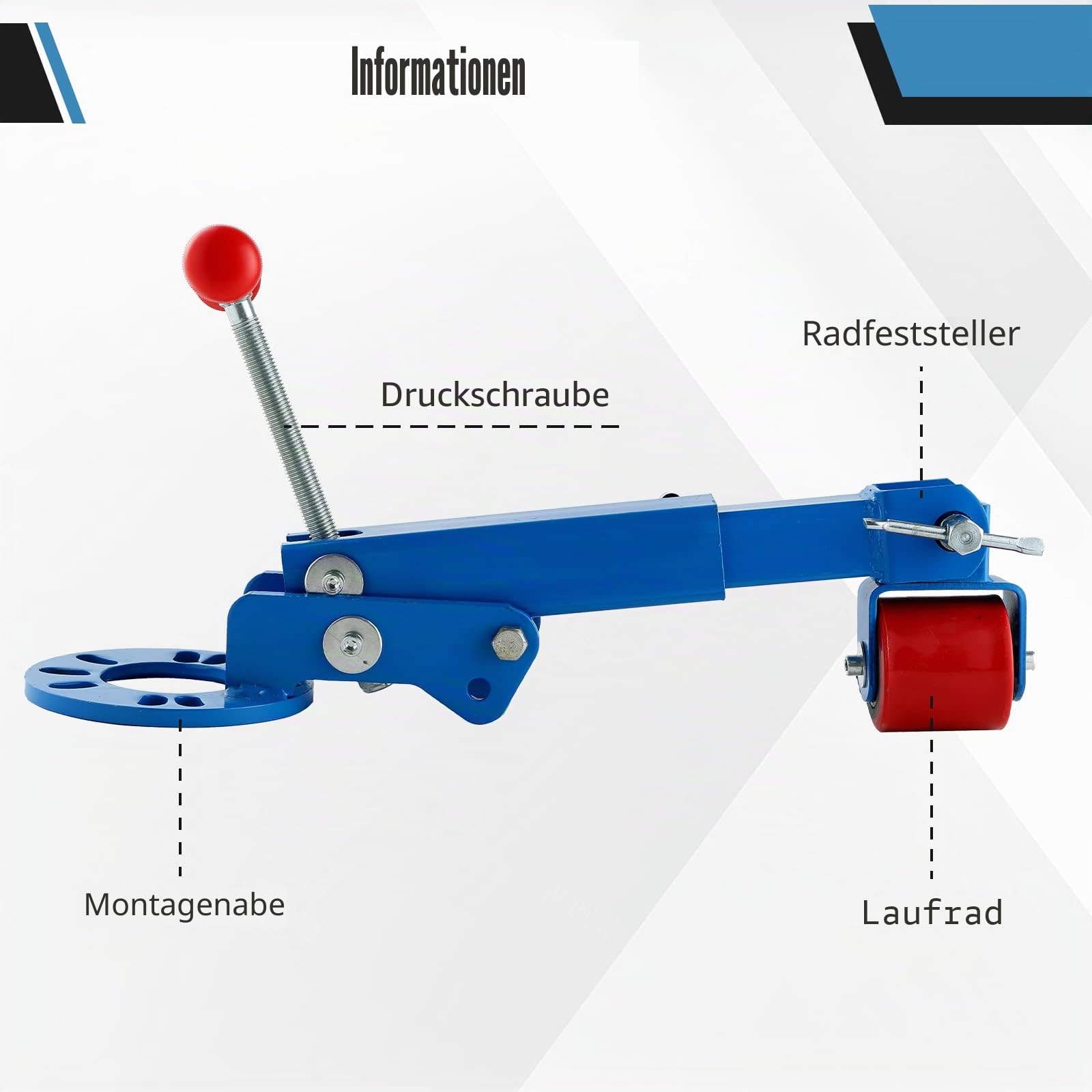 ATPEAM Bördelgerät Kotflügel, Bördelwerkzeug Fender Roller 38,5-51cm
