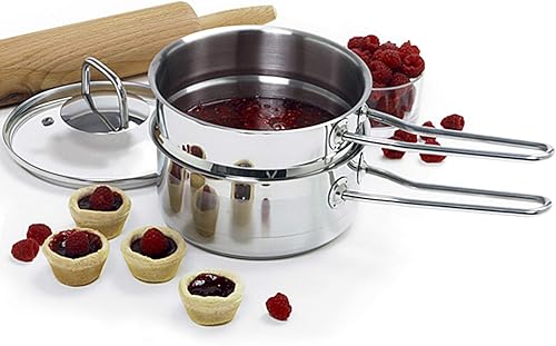 Miniatura 3 de Norpro - 238 Norpro KRONA - Caldera doble de acero inoxidable de 1.5 cuartos de galón, capacidad para 1.5 cuartos de galón1.4 L, como se muestra