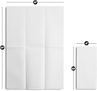Vista 8 de 200 servilletas de baño desechables BloominGoods Toallas de invitados de un solo uso con tacto de lino Papel de seda de mano similar a una tela