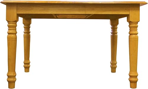 Miniatura 4 de Sunset Trading Selections - Hoja de mariposa rectangular extensible de 48 a 60 pulgadas, madera de roble claro, asientos 4, 6, mesa de comedor, 2