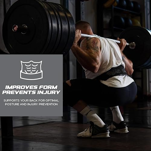 Miniatura 2 de Katamu Cinturón de levantamiento de pesas de cuero de alta calidad, palanca de acero segura, soporte de levantamiento de pesas para peso muerto,