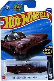 Carrinho Miniatura Hot Wheels Batman TV Series/Série Télé Batmobile Escala 1:64 Die-Cast Colecionável - HYY05