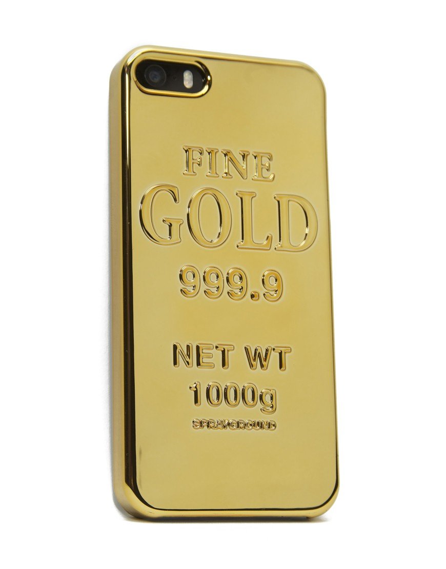 Sprayground Gold Brick Iphone 5 Case Multi One Size | Desertcart Papua New  Guinea
