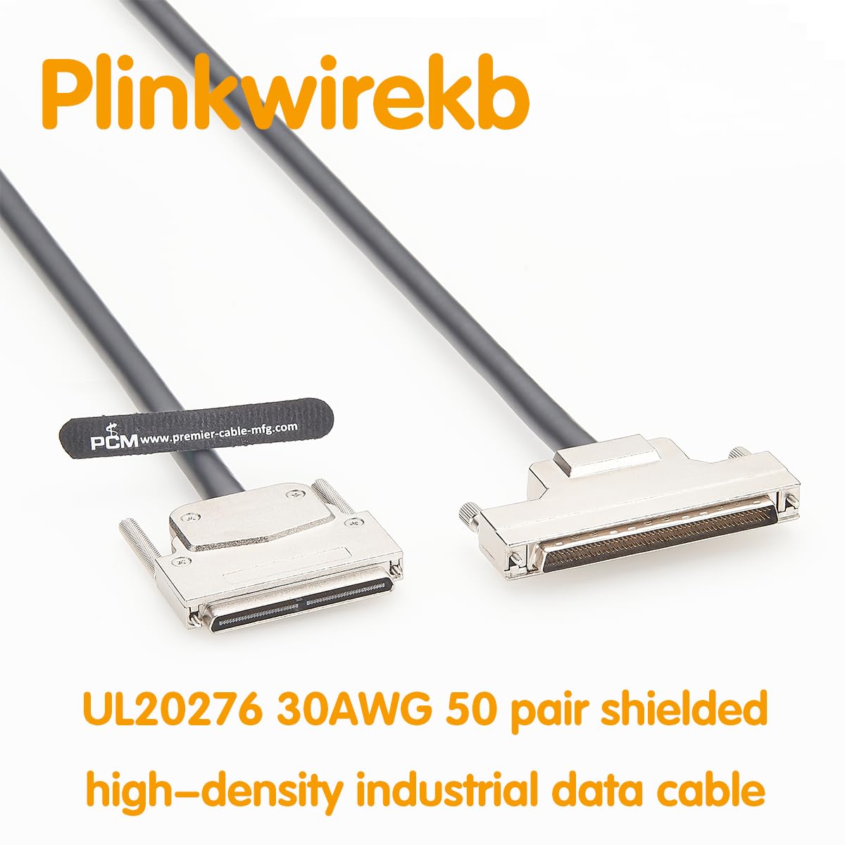 Cavo SCSI HPDB100 a VHDCI100, connettore D-Sub ad alta densità a 100 pin a VHDCI, UL20276, 30 AWG, 50 coppie di fili, schermato, per archiviazione RAID, acquisizione dati, controllo del