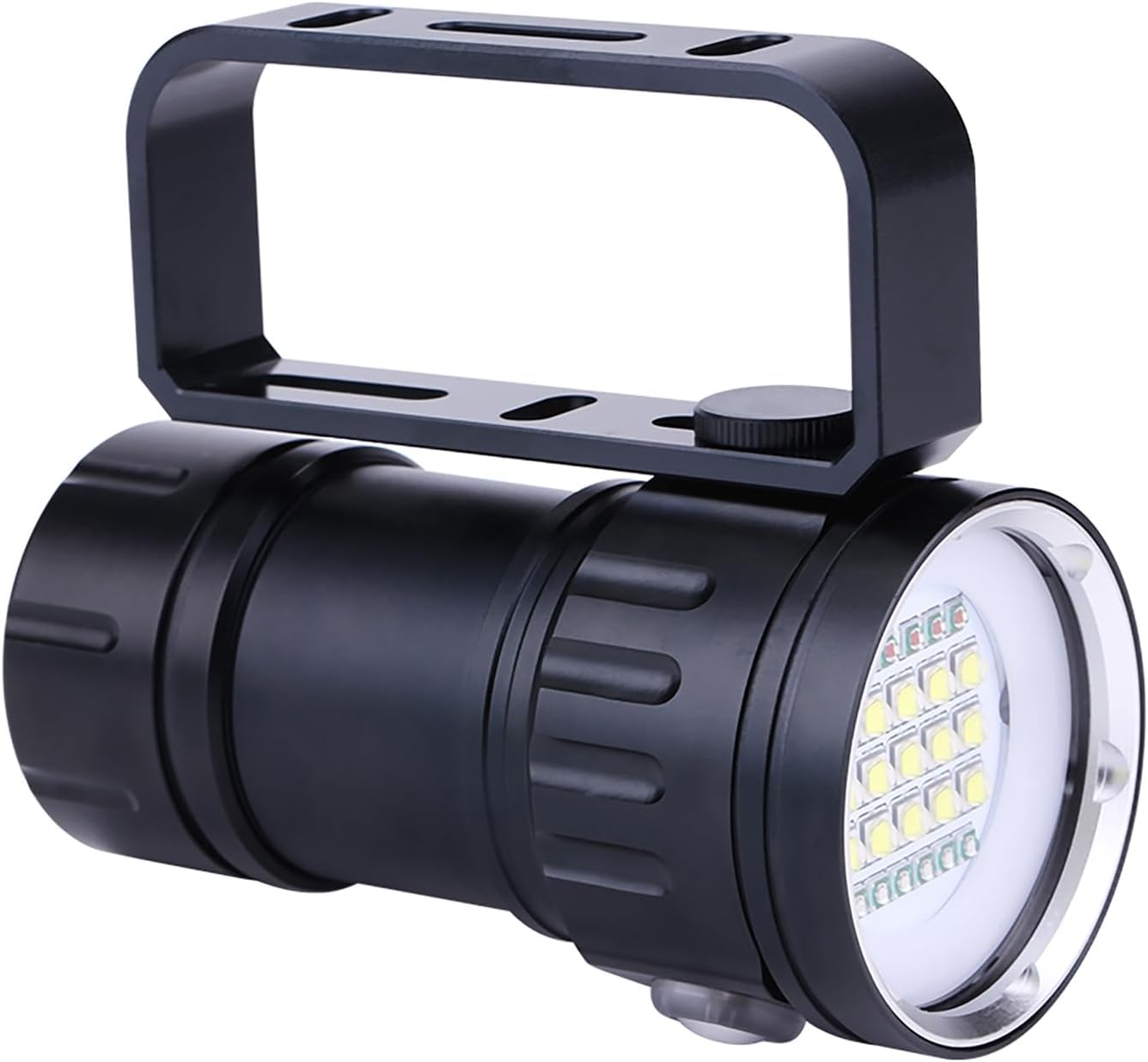 IPX8 18000lm 500m Diving Flashlight, Scuba Flashlight Underwater Outdoor Camp LED Flashlight Submersible Lightsfor Outdoor Under Water Sports