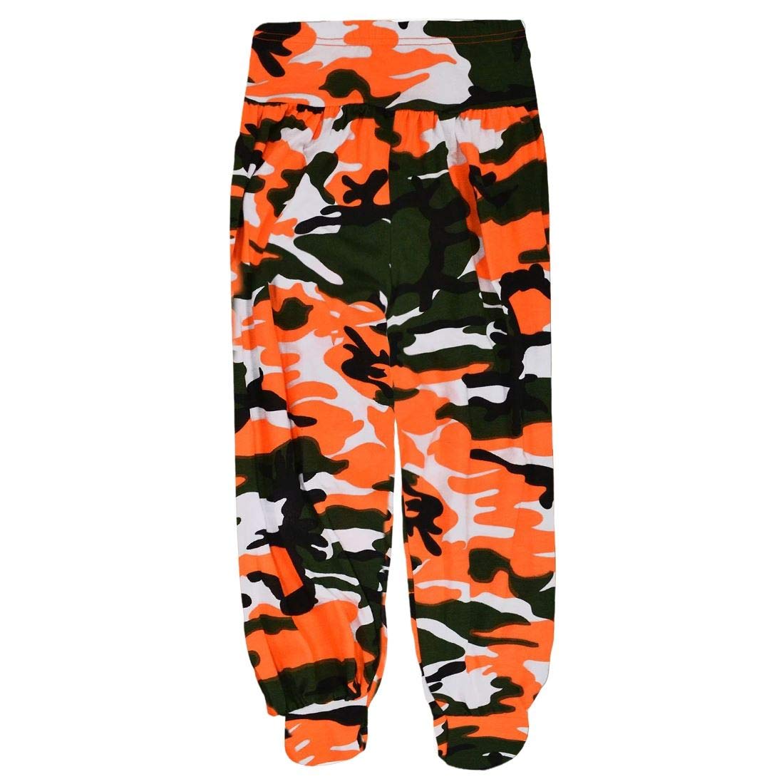 janisramone Kids Girls New Army Camouflage Printed Alibaba Leggings Loose Baggy Harem Trousers Pants
