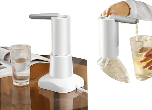 CUIYKAI El dispensador de agua plegable portátil se puede colocar de forma independiente en la bomba de agua plegable de escritorio dispensador de