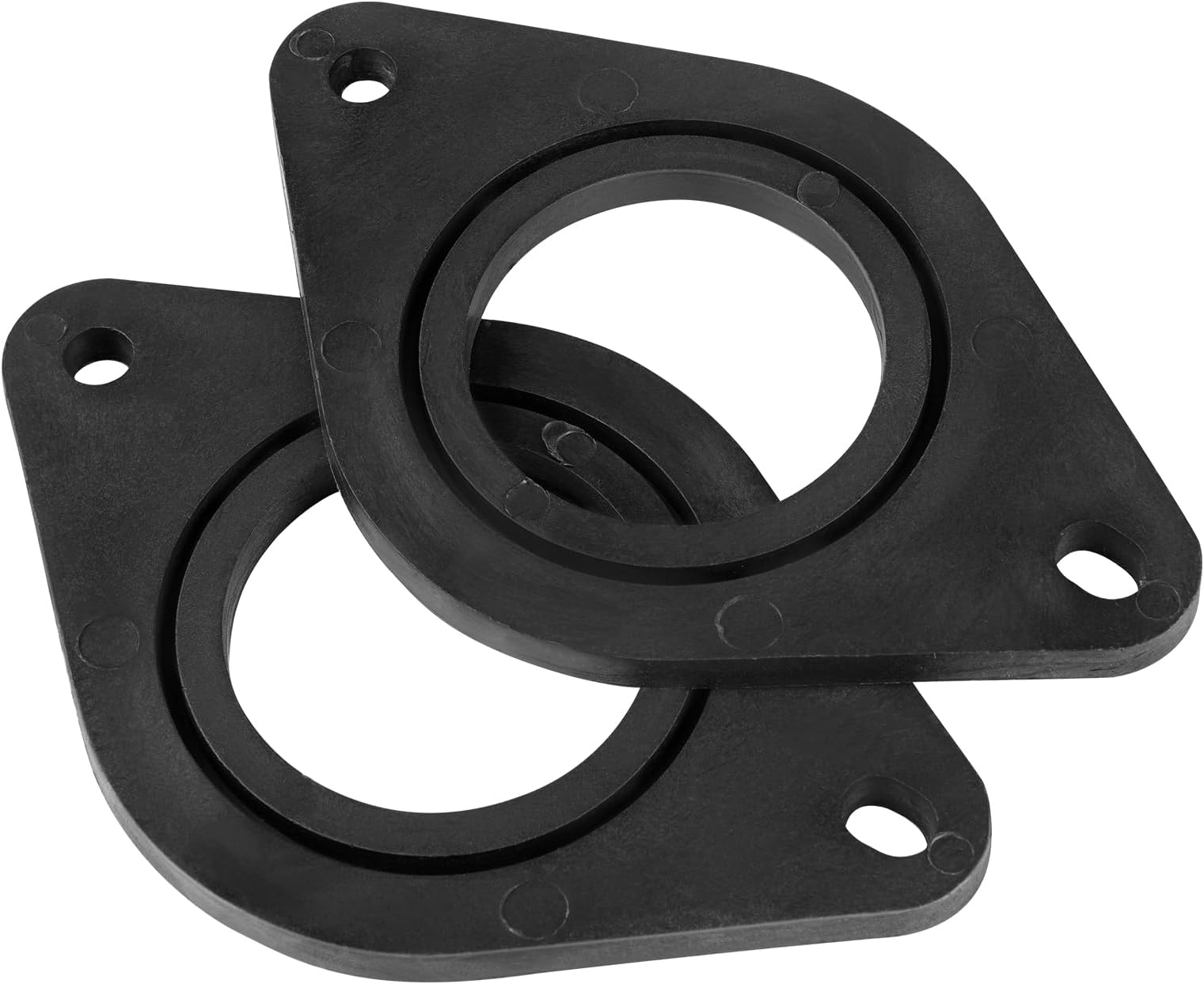 RED WOLF Front Center Dashboard Tweeter Speaker Adapter 1.5" Cutout Spacer Rings Install Replacement for Toyota 2002-2020, Subaru, Lexus 2010-2019