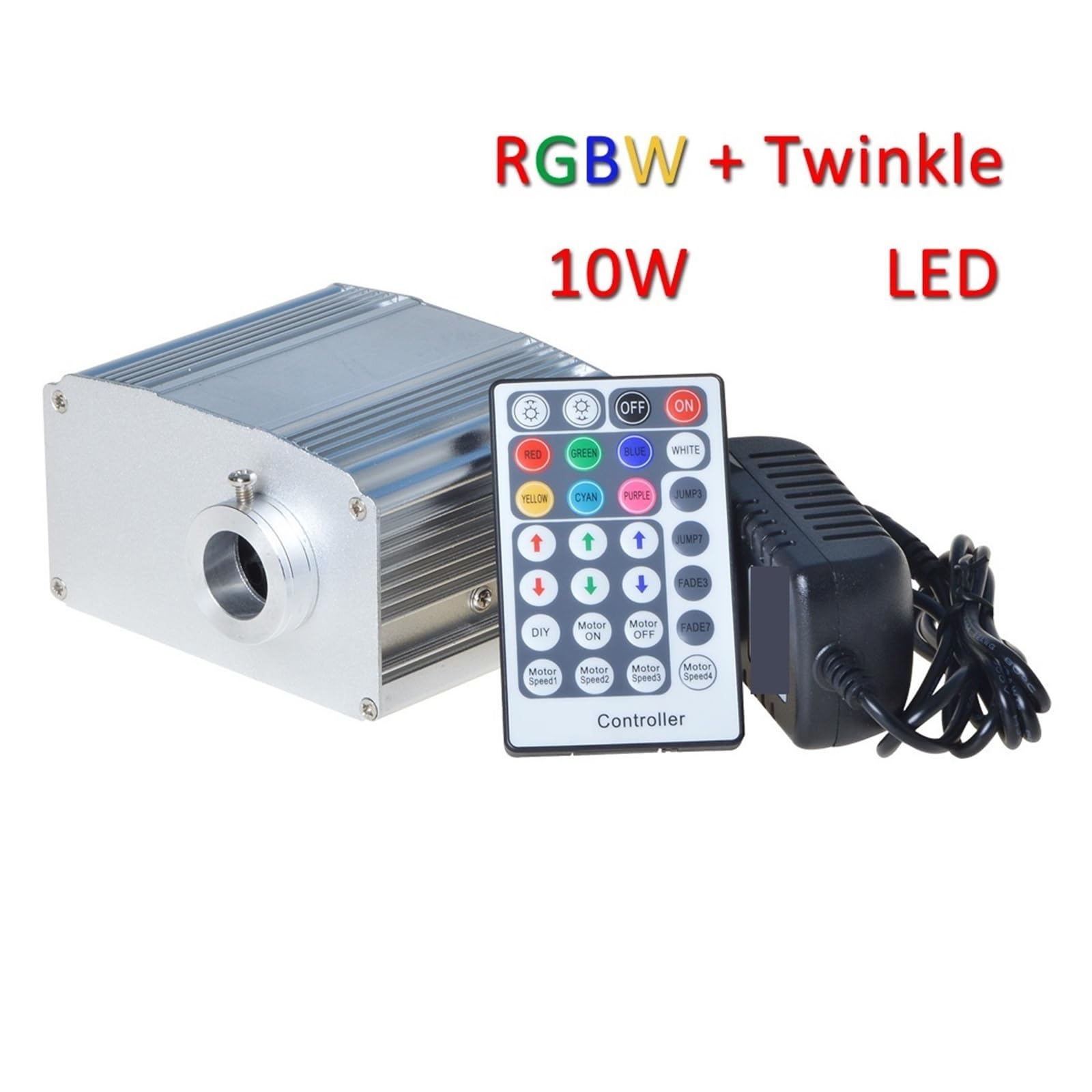 10W światłowód RGBW Twinkle LED Star Zestaw oświetlenia sufitowego, 250 szt. 0,75mm Fibra Optica, Jednostka Otoczenia(MK-L10-RGBWT)