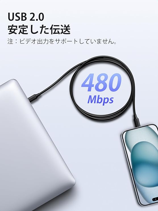 UGREEN USB Type C Cable 6.6 ft 2 m PD 100W/5A Super Fast Charging Type