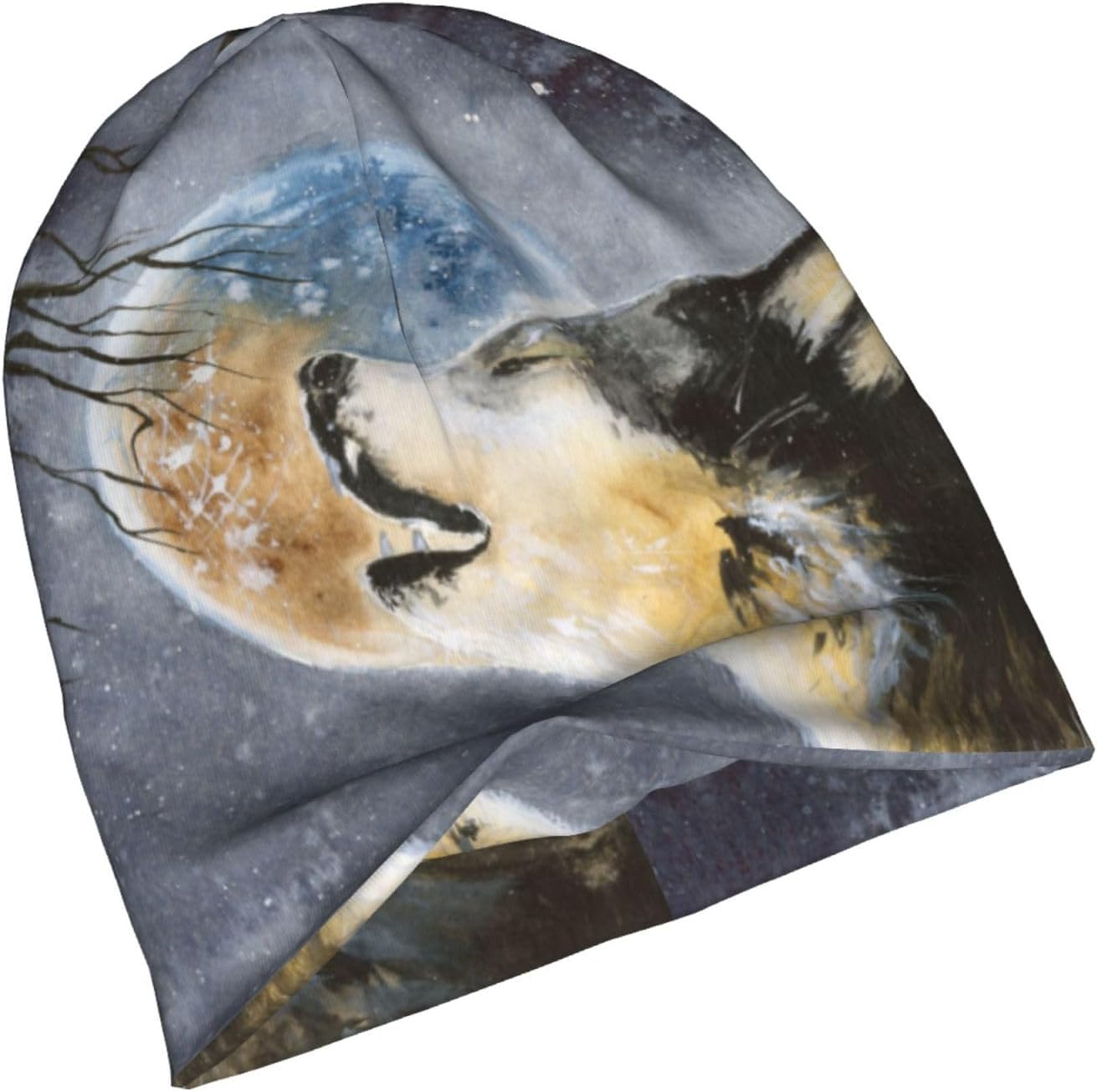 Beanie for Women Men, Warm Stretch Knitted Beanies Hat Casual Slouchy Cap Cancer Headwear Gifts - Image 2