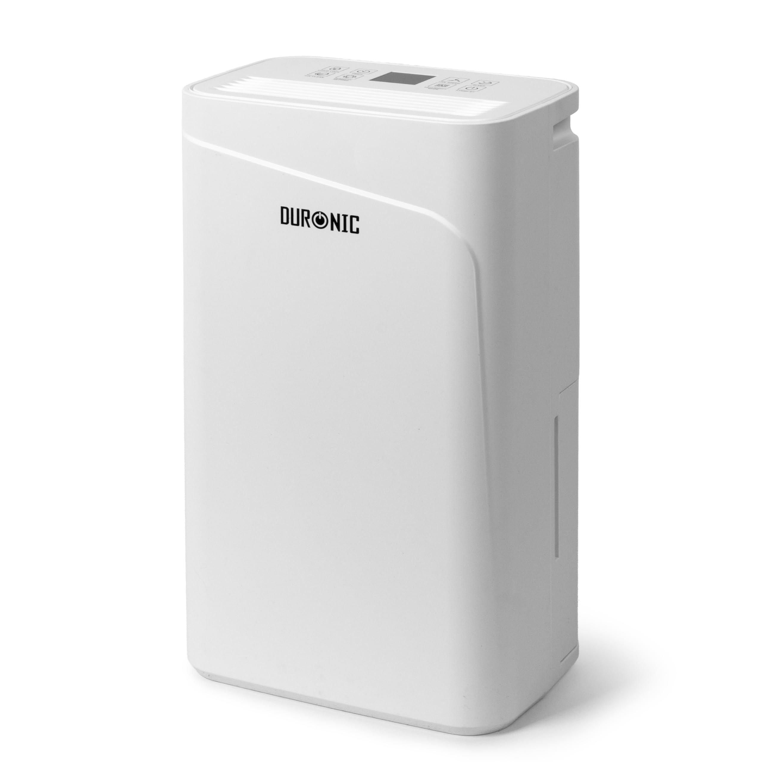 Duronic DH121 Dehumidifier 12L Air Dehumidifier for Dust Allergies Asthma & Damp Mould 300W Quiet Home Dehumidifiers with 2.1L Tank, Child Lock, Timer & Clothes Drying for Utility Bedrooms & Offices