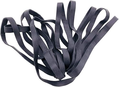 erioctry 10 bandas de goma elásticas grandes y gruesas, bandas de alta resistencia, bandas anchas fuertes y duraderas para industrial, hogar,