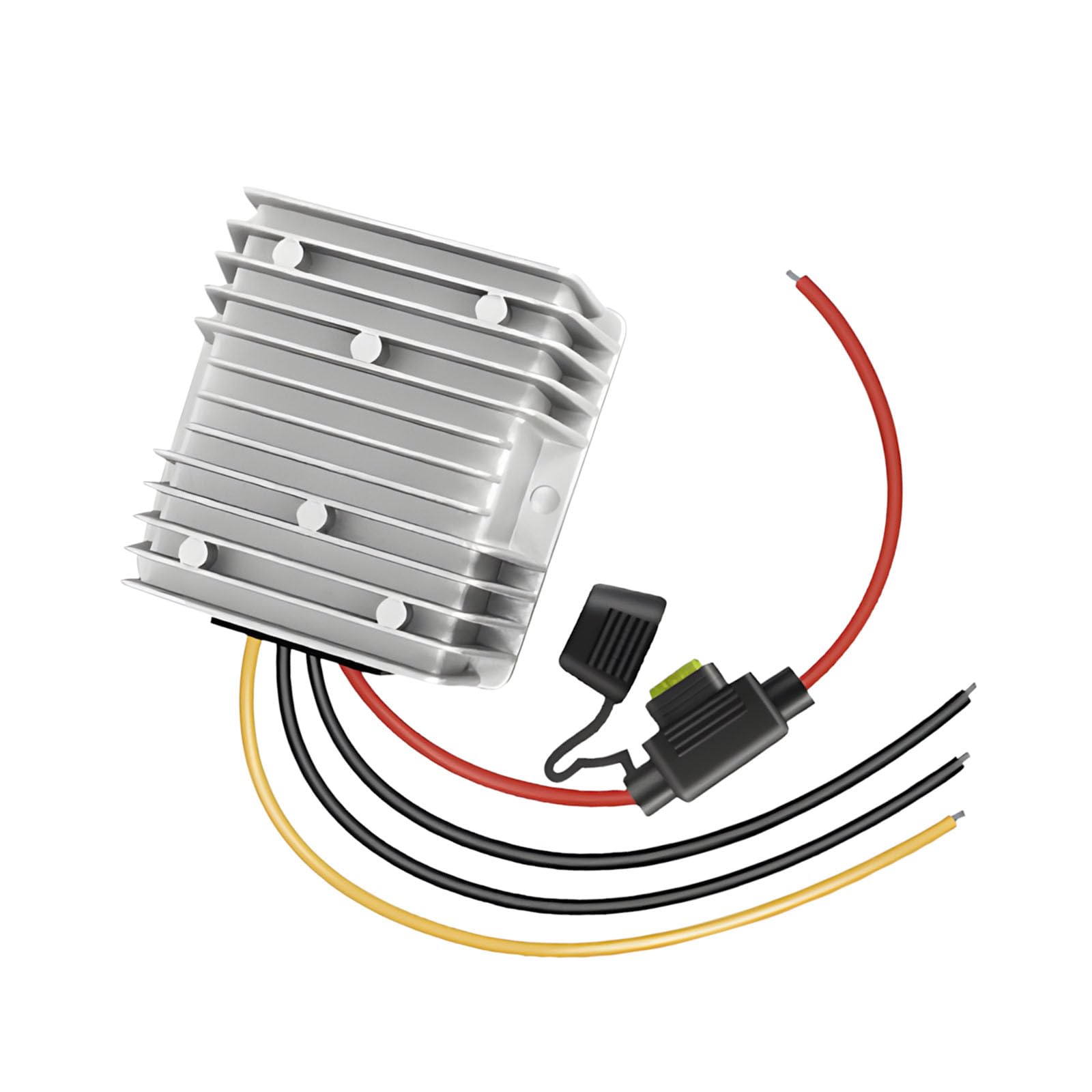 Easyly Install Converters 48V to 12V 120W Waterproof High Efficiency for Golf Carts Camping Powered Systems Steps Down Converters