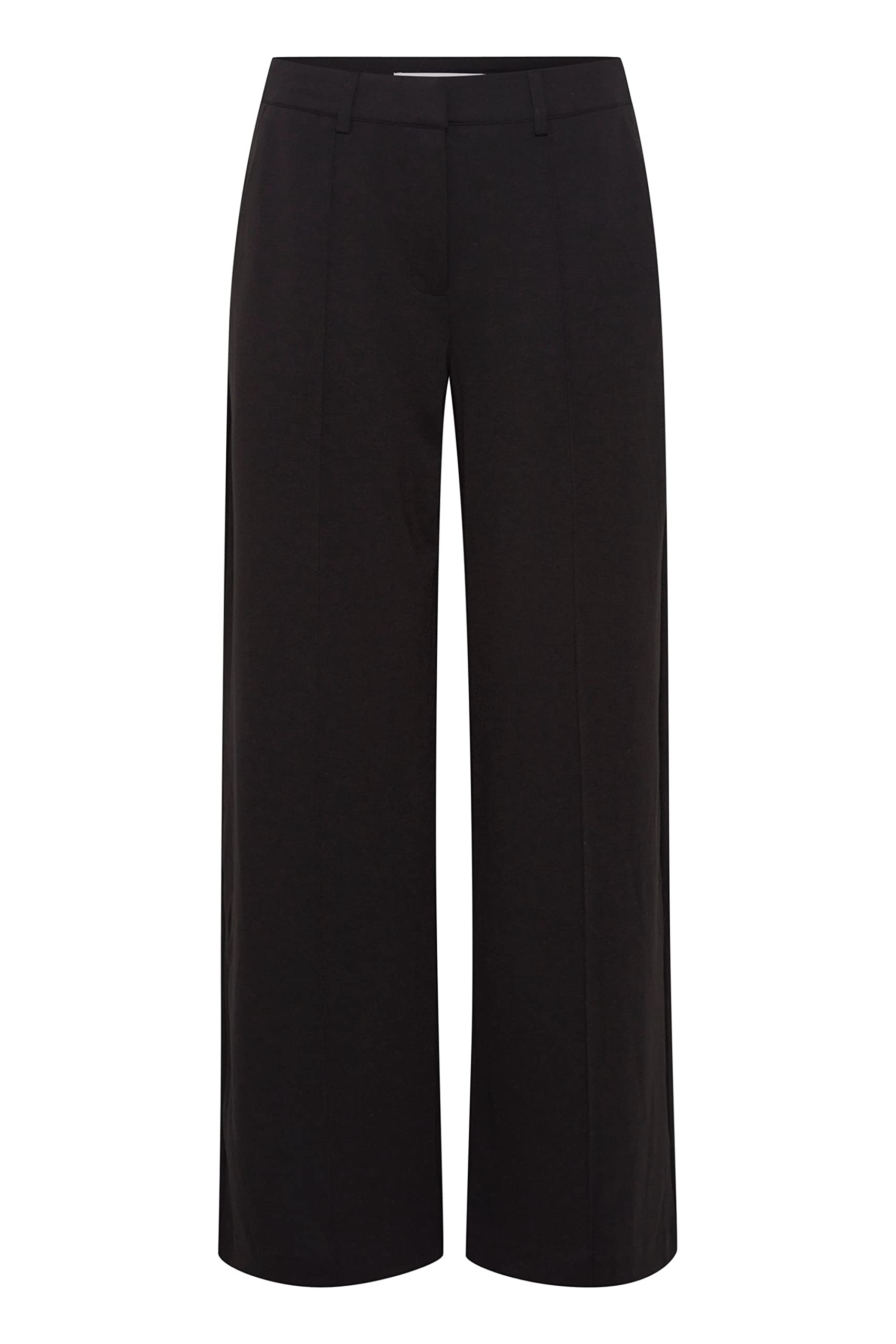 Ichi Women's Noir Wide-Leg Trousers Kate