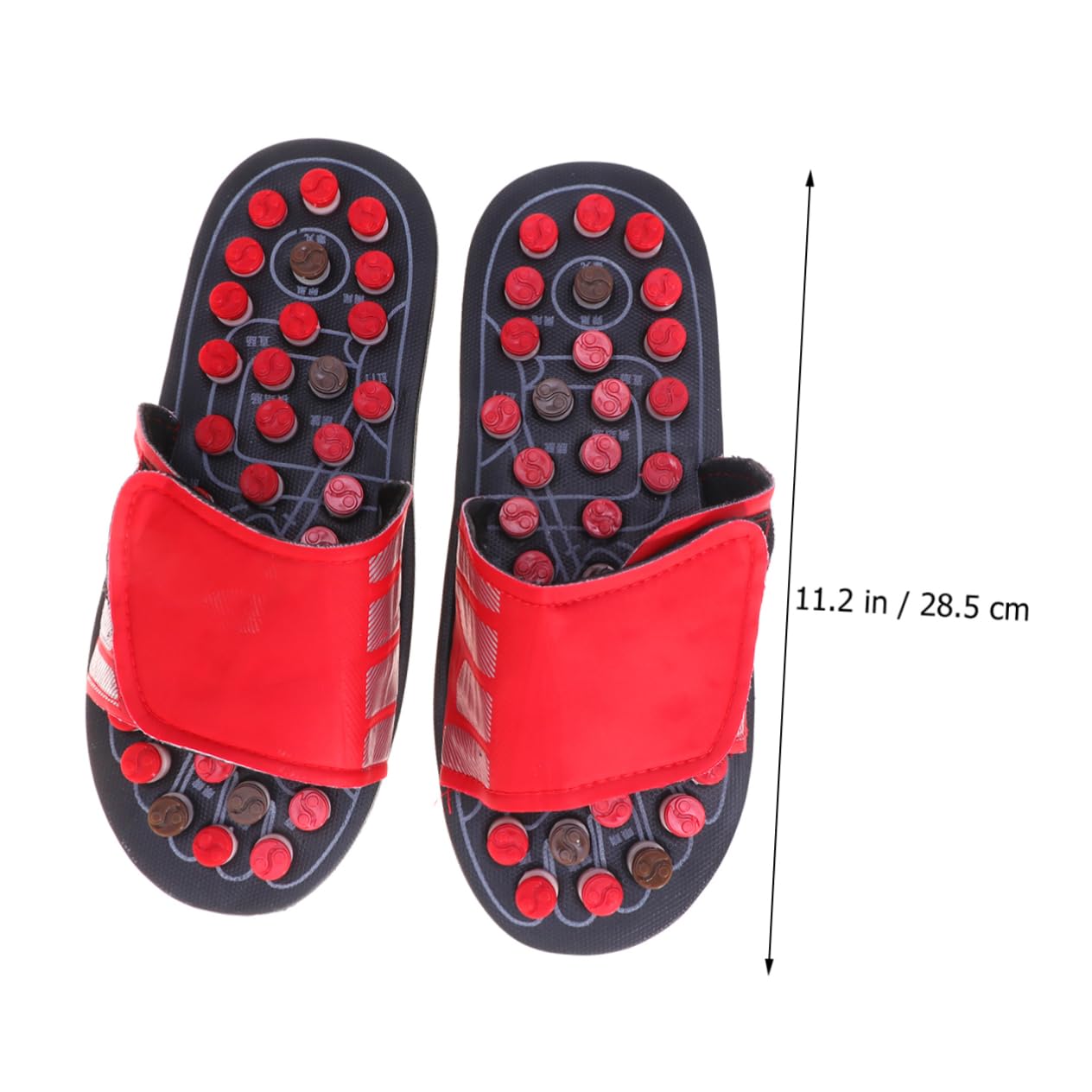 Beavorty Akupunktur Sandalen Massage Pantoletten Fußakupressur Schuhe Aus Eva-material Zur Beruhigung Der Füße Für Bessere Durchblutung Anti-design Gesundheitsmassageschuhe