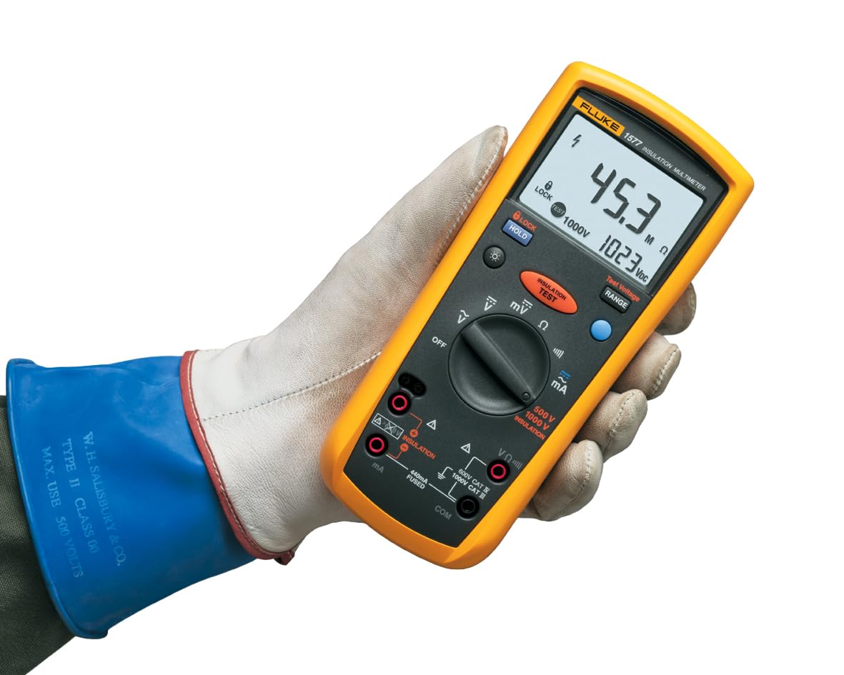Fluke 1577 Insulation Multimeter, LCD Display, 600 Megaohm