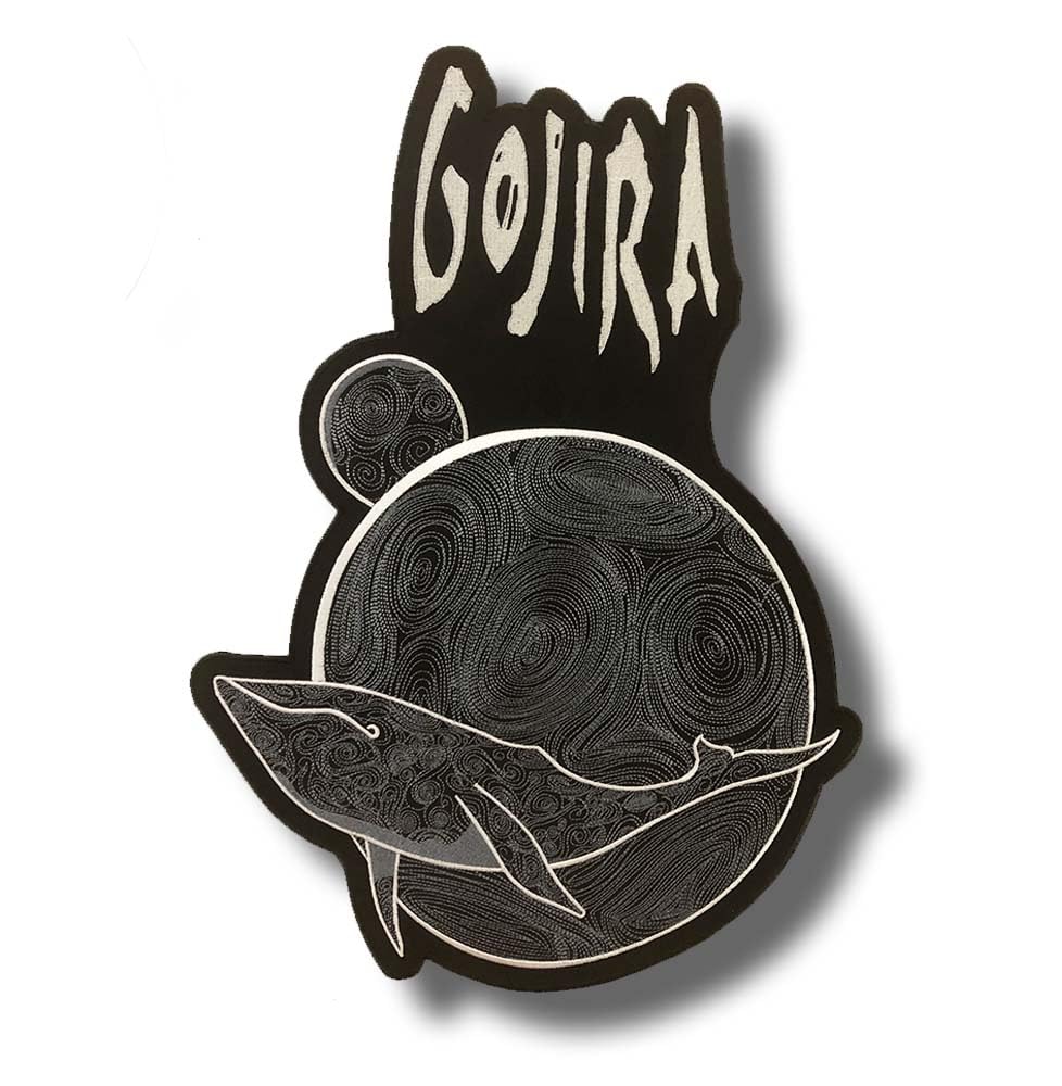 ERNESTAPATCHES Gojira Whales Band Patch Badge Embroidered Iron on Applique…