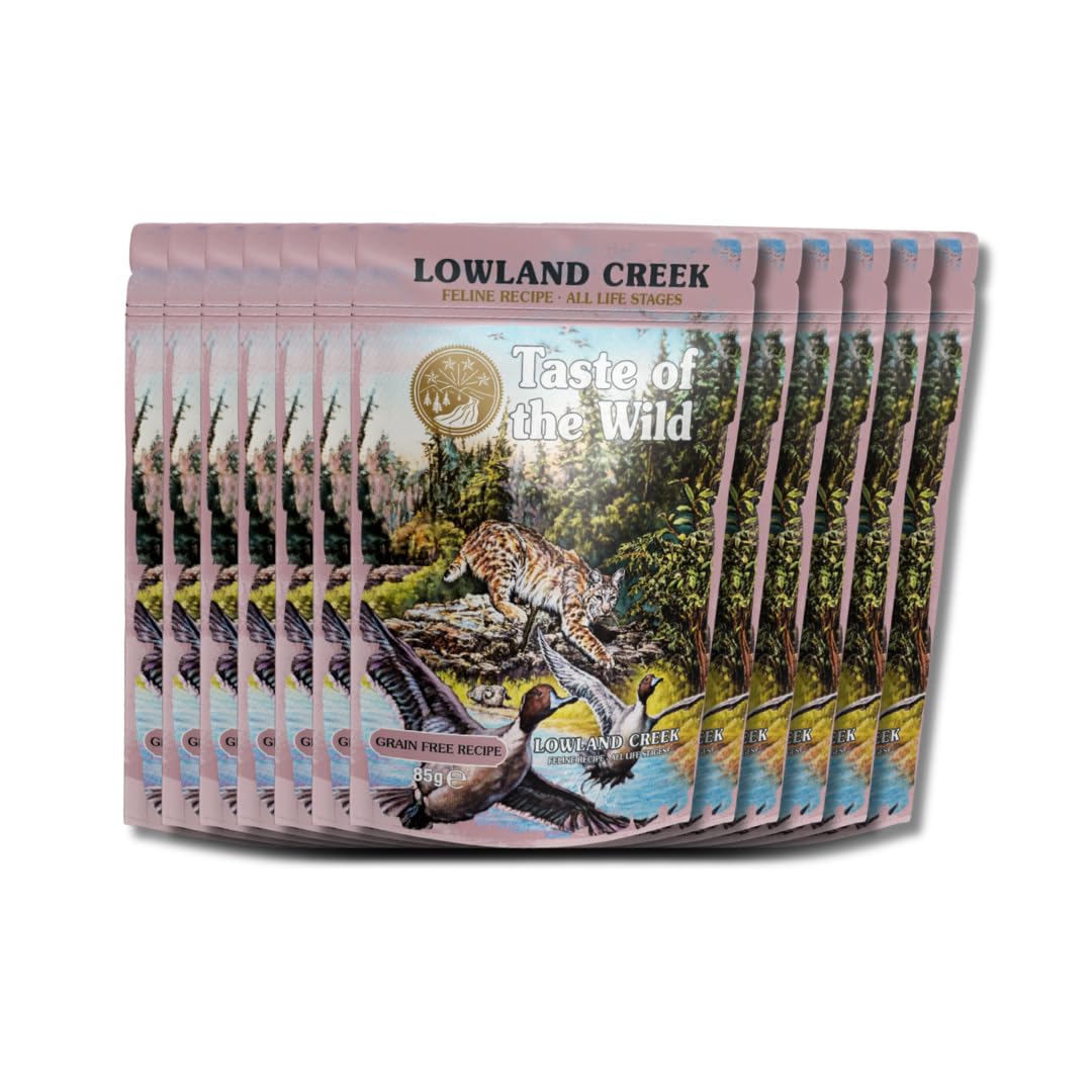 Taste of the Wild Gato Lowland Creek Trozos En Salsa Bolsa 12 x 85 g