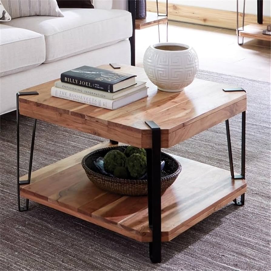 Amazon.com: Ryegate Coffee Table, Natural Solid Wood with