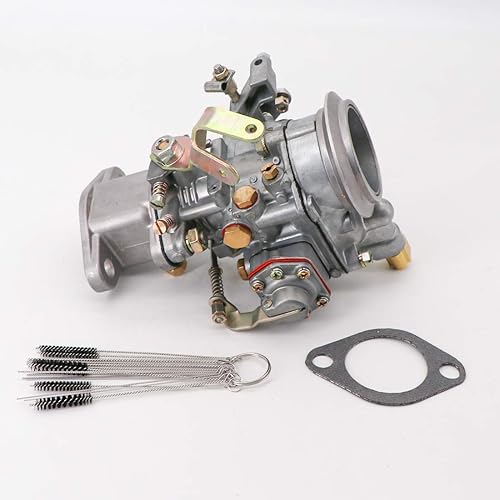 Miniatura 6 de KIPA Carburador apto para Jeep F Head 4-Cilindros Motores Willys CJ3b M38A1 CJ5 F134# 17701.02 923808 con junta y kit de herramientas de limpieza de