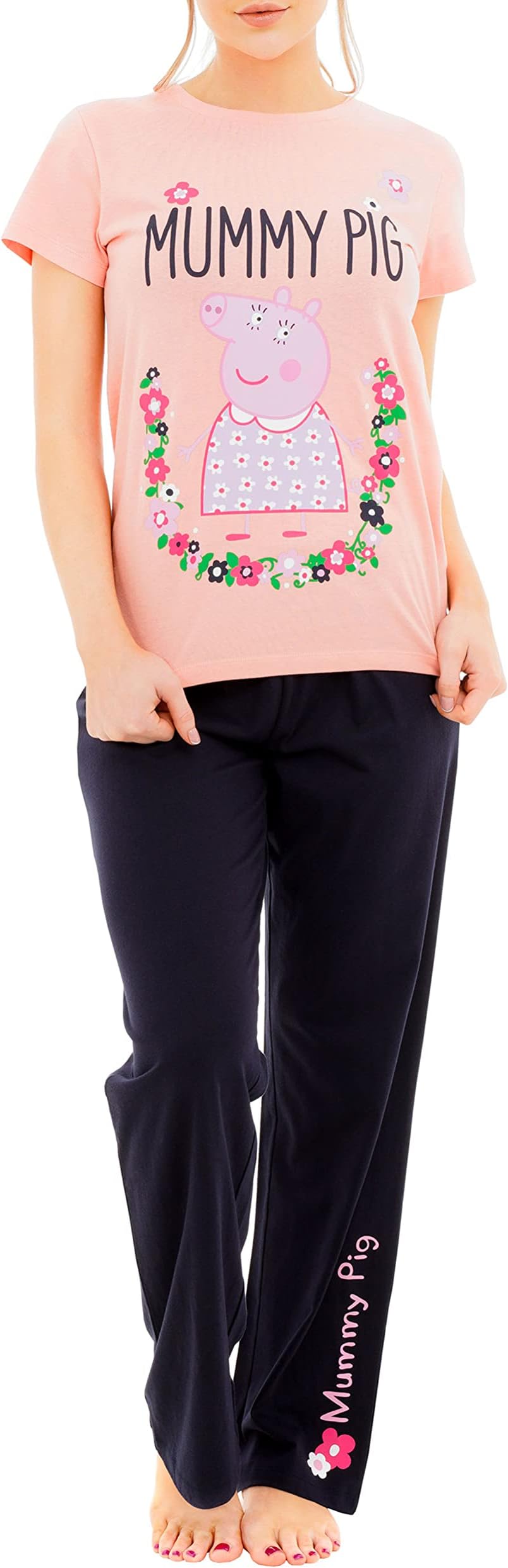 Peppa Pig Womens Mummy Pig Pyjamas