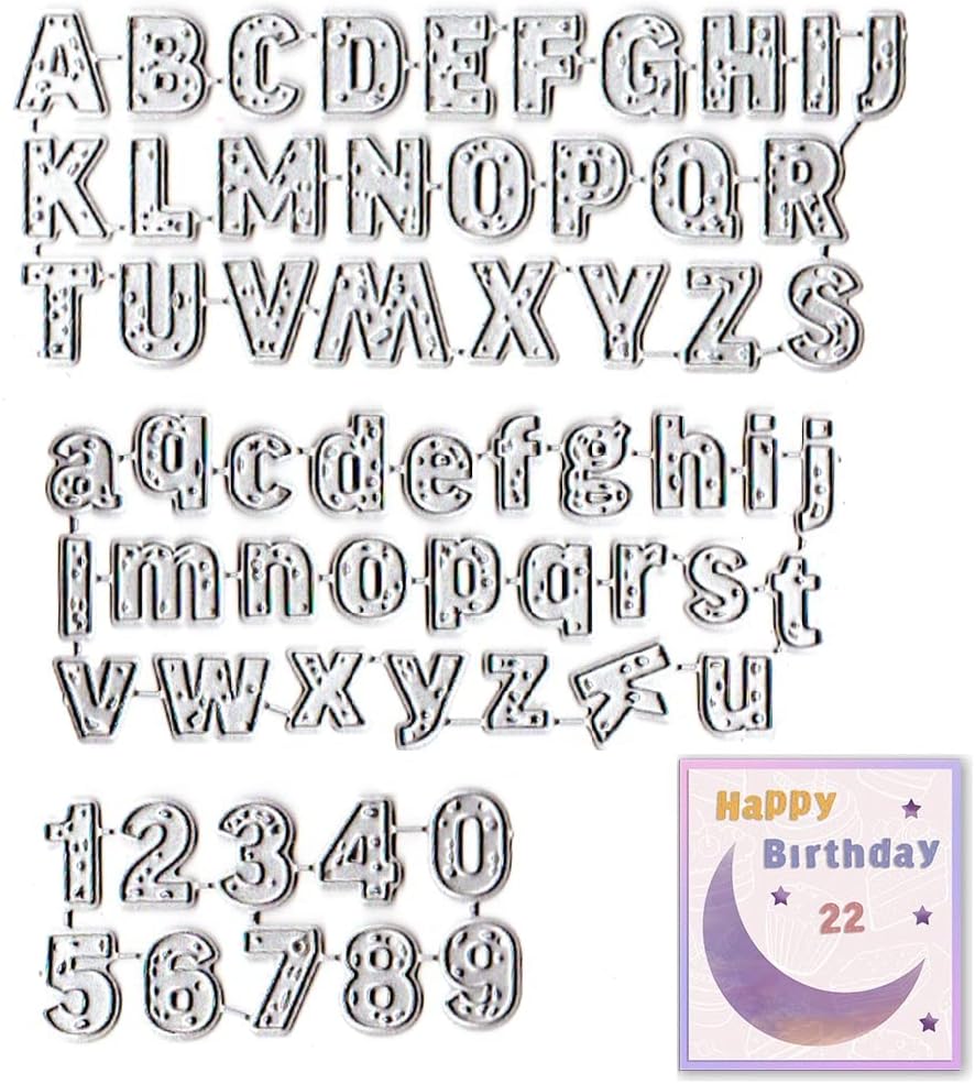 Metal Capital 26 Letters Die Cuts Lowercase 26 Alphabet