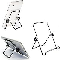 Vista 6 de MOACC Soporte para tableta, portátil plegable para tabletas multiángulo, antideslizante, ajustable, soporte de metal apto para tablet PC de 9 a 12.9