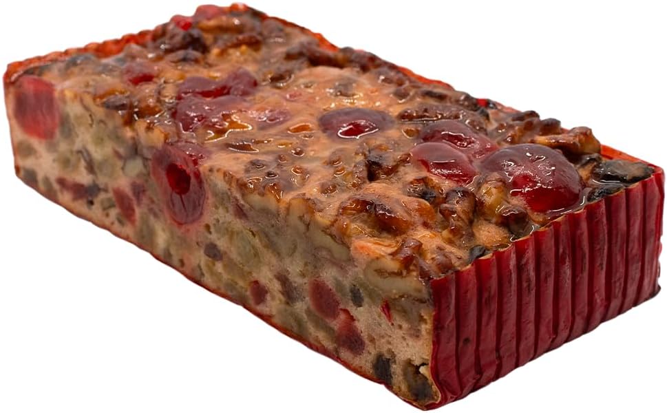 Premium Fruit Cake | 14 oz | Hand-Crafted with Glacé Fruit, Nuts & Raisins | Traditional Christmas Dessert | Winter Holiday Treat