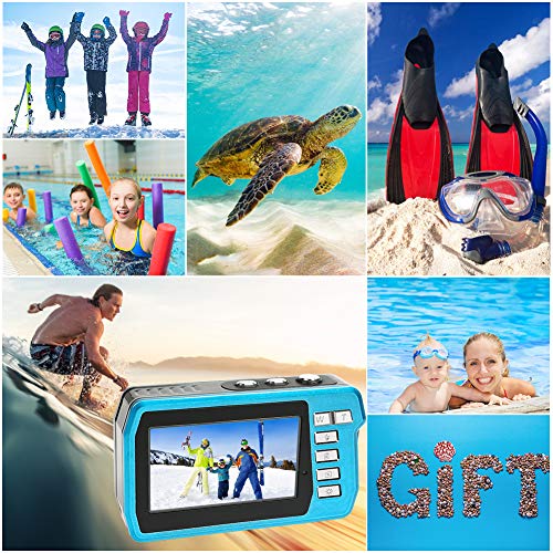 Appareil Photo Etanche Numérique,sous Marine Full HD 4K 56MP Caméra Etanche avec Double écran Selfie Caméra, Zoom Numérique 18x - Image 8